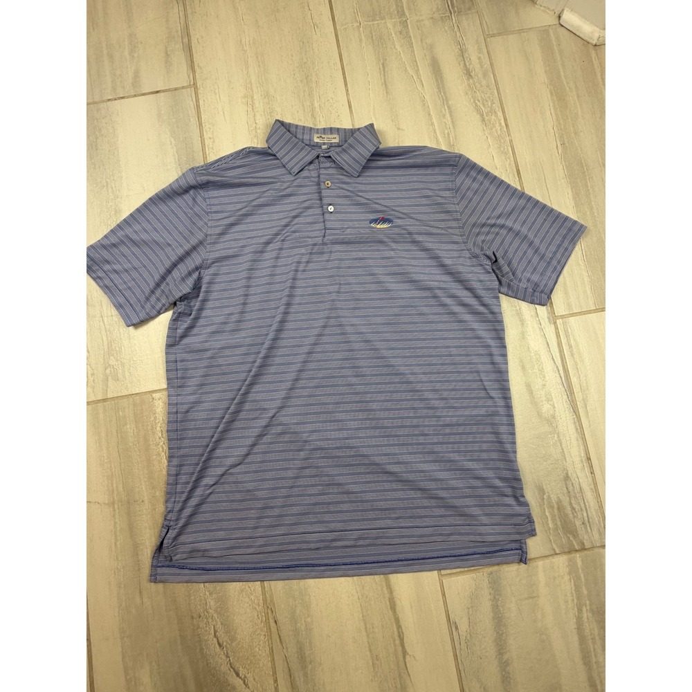 Peter Millar Summer Comfort Nantucket CC Polo Shirt Mens XL Golf MS20EK28S